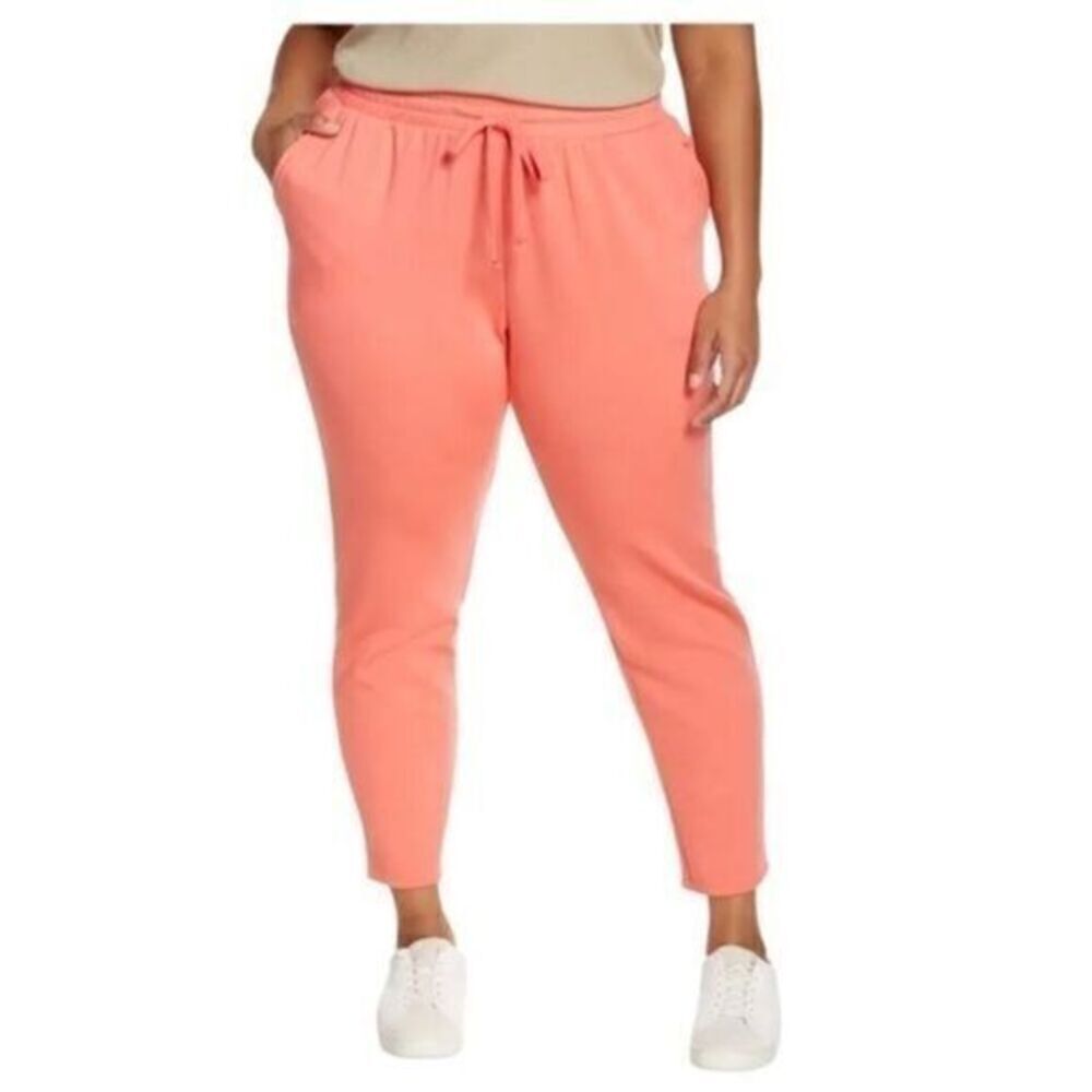 Treasure Bond Nordstrom Tapered Sweatpants Coral Sugar Size 1X